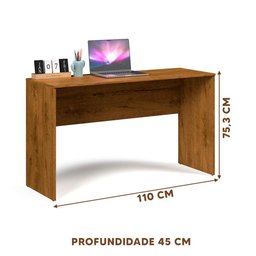 Mesa De Escritório Freijó Natus Shop Jm - 4