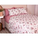 Ver imagem 3 de Jogo de Cama Duplo Queen 4 Peças 140 Fios 240x250cm Amelie Realce Premium - Sultan