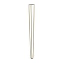 Ver imagem 4 de Kit 6 Pés de Metal 90 Cm Hairpin Legs Aparador e Mesa de Canto Dourado G41