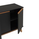 Ver imagem 4 de Aparador Kappesberg 4 Portas Preto Fosco 156cm