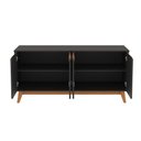 Ver imagem 3 de Aparador Kappesberg 4 Portas Preto Fosco 156cm