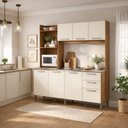 Ver imagem 2 de Cozinha Compacta:canela/off-white