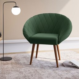 Poltrona Decorativa Viena em Veludo Just Time - 2