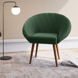 Poltrona Decorativa Viena em Veludo Just Time