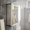 Ver imagem 2 de Espelheira para Banheiro 1 Porta 35CMX45CM Cinza