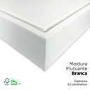 Ver imagem 6 de Quadro Decorativo Floral Magnólias Luxo Douradas e Branco 123x83cm