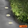 10 Balizadores de Solo Led Branco Quente 3000k para Chão Jardim 3w Embutir Blindado - 8