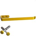 Ver imagem 1 de Porta Toalha de Rosto Toalheiro de Parede Dourado Fs Plus