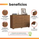 Ver imagem 5 de Cômoda 8 Gavetas Évora Aramóveis
