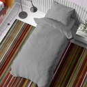 Ver imagem 2 de Capa de Edredom Duvet Solteiro 180x240cm C/ Zíper Cinza + Fronha Fastlar Capa Duvet Solteiro