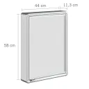 Ver imagem 3 de Espelheira para Banheiro 1 Porta 44cmx58cm 