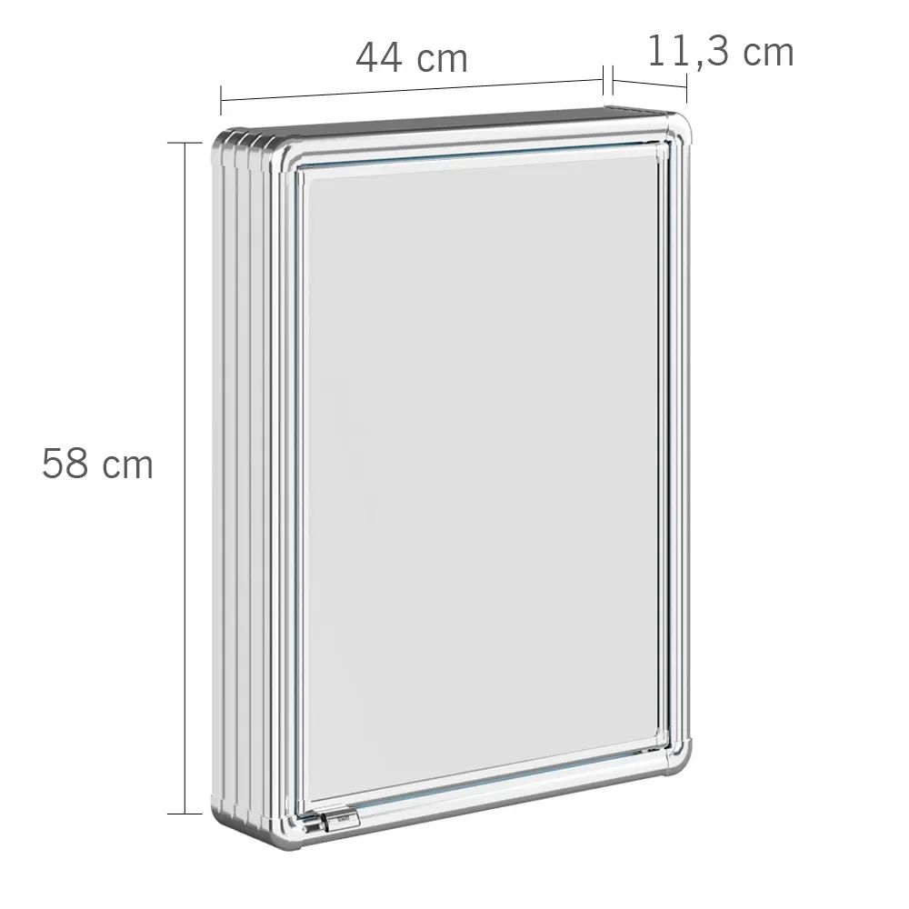 Ver imagem 3 de Espelheira para Banheiro 1 Porta 44cmx58cm 