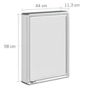 Ver imagem 3 de Espelheira para Banheiro 1 Porta 44CMX58CM