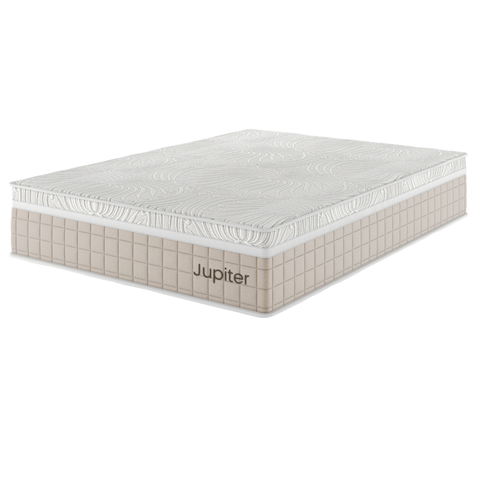 Colchão Massageador Mola Ensacada Casal 34x138x188cm Jupiter Rustico Palha - Casa Giulia