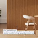 Ver imagem 6 de Kit 4 Placas de Painel Ripado Toronto 250cm x 58cm x 3,3mm (Rende 5,8m²) Ecorevest Marrom/Freijó