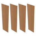 Ver imagem 3 de Kit 4 Placas de Painel Ripado Toronto 250cm x 58cm x 3,3mm (Rende 5,8m²) Ecorevest Marrom/Freijó