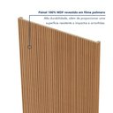 Ver imagem 5 de Kit 4 Placas de Painel Ripado Toronto 250cm x 58cm x 3,3mm (Rende 5,8m²) Ecorevest Marrom/Freijó
