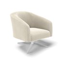 Ver imagem 1 de Poltrona Decorativa Base Giratória Cromada Stella Bouclê D03 - D'Rossi