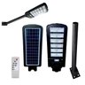 Luminaria Solar Poste 600w Led Kit Suporte Haste Refletor Sensor Presença Movimento Controle Ilumina - 1