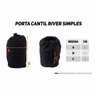 Kit River Cantil + Porta Cantil Simples Preto 900ml - 4