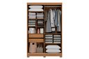 Ver imagem 2 de Guarda Roupa Kappesberg 2 Portas de Correr com Espelhos e Pés CB01N571 Canela/Off White