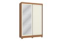 Ver imagem 1 de Guarda Roupa Kappesberg 2 Portas de Correr com Espelhos e Pés CB01N571 Canela/Off White