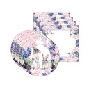 Ver imagem 1 de Kit Sousplat + Guardanapo Páscoa Irmãos Coelho Nsw 4 Peças com Base