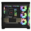 Ver imagem 6 de Gabinete Aquário Gamer Tesseract Rgb Redragon Preto sem Fan