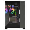 Gabinete Aquário Gamer Tesseract Rgb Redragon Preto sem Fan - 8
