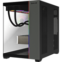 Ver imagem 2 de Gabinete Aquário Gamer Tesseract Rgb Redragon Preto sem Fan