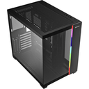 Ver imagem 1 de Gabinete Aquário Gamer Tesseract Rgb Redragon Preto sem Fan