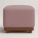 Ver imagem 3 de Kit 2 Puffs Dalilla Bouclé Premium Exclusivos Assento Extra Para Sala Quarto Design Moderno