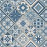 Papel De Parede Azulejo Azul Para Decorar Cozinha - 10mx50cm - 1