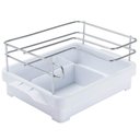 Ver imagem 1 de Suporte Porta Condimentos para Cozinha Branco Azeite Vinagre Sal Temperos Utimil