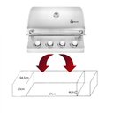 Ver imagem 3 de Churrasqueira a Gás de Embutir Chaleur Grill 4 Queimadores