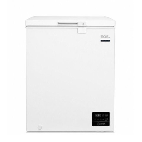Freezer Conservador Horizontal Eos EFH151IDX Semiautomático 150L Max Inverter Branco Bivolt