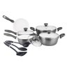 Jogo de Panelas Ana Maria Braga com Revestimento Cerâmico 8 Peças Prata - 1