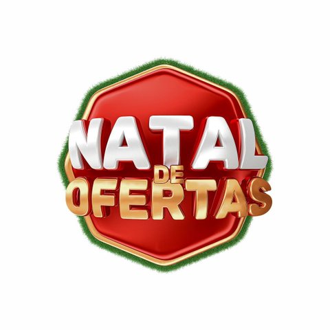 Adesivo de Vitrine Natalina | Natal de Ofertas Bola Vermelha - Modelo 18 - Fosco
