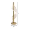 Luminária de Mesa Nitrolux Lma-001d Dourado Led Bivolt - 3