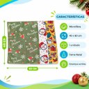 Ver imagem 5 de Pano de Copa Microfibra Tuut Natal 40x60cm Estampa Sortida