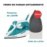 Ferro Passar Roupa Vapor Blackdecker Base Antiaderente Elétrico 220v Fx2100 1200w - 4
