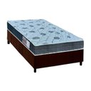 Ver imagem 1 de Cama Box Solteiro: Colchão Espuma Orthoflex D45/EP Anatômico Cecina + Base CRC Suede Brown(88x188)