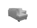 Ver imagem 5 de Sofá de Couro Canto Marrocos 2 Lugares com Chaise Esquerda Branco Pigmentado - Mempra Design