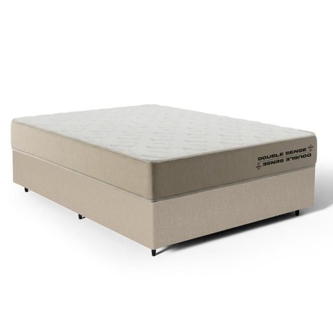 Cama Box com Colchão de Espuma D70 Double Face Ortopédico Double Sense Casal 138cm