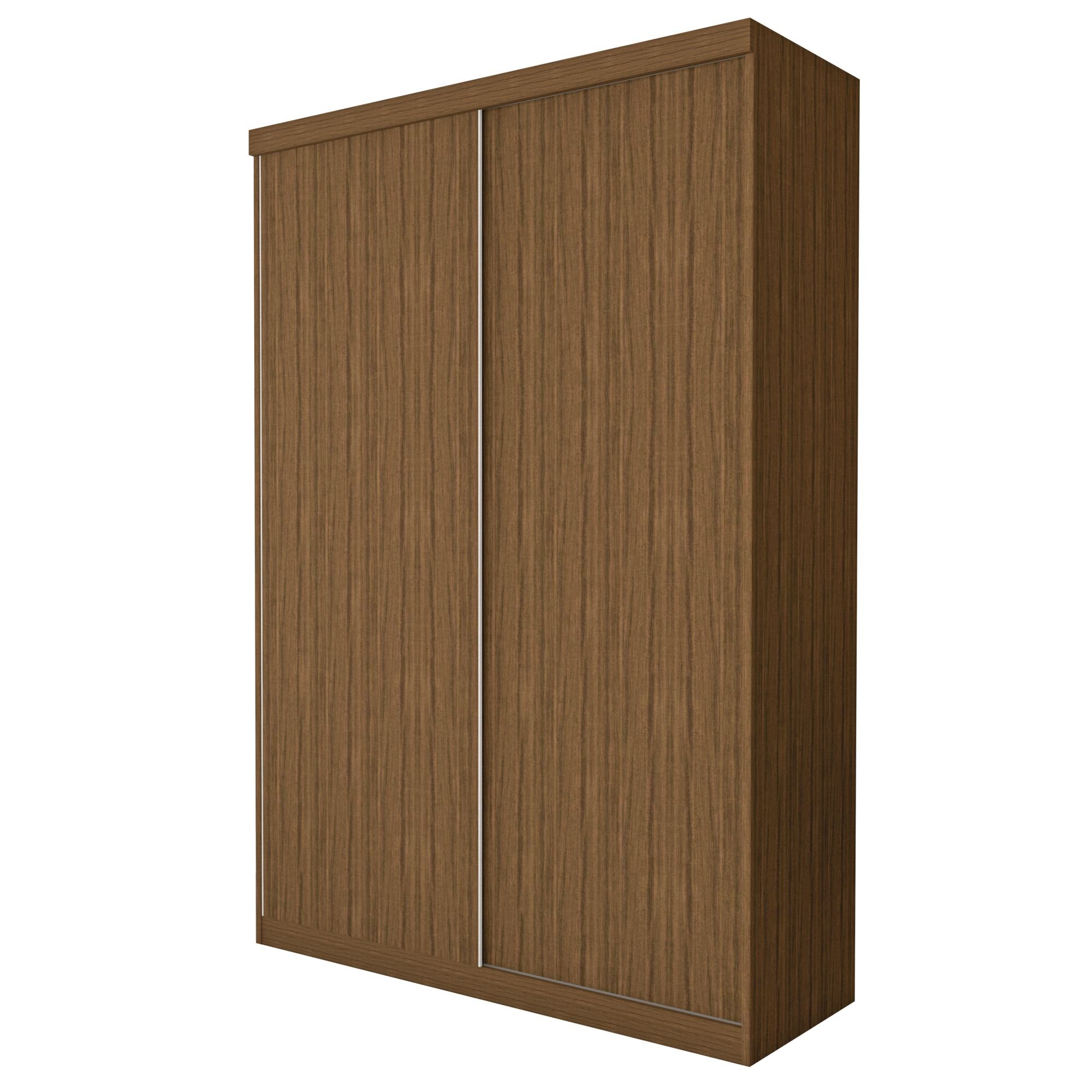 Guarda Roupa Solteiro Premium Kiara 138cm 2 Portas 2 Gavetas Espresso Móveis - 14