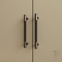 Ver imagem 4 de Puxador Zigrinato IL 1580 - Grafite - 160MM