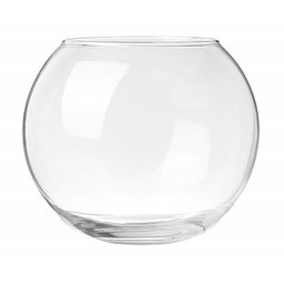 Vaso Aquario de Vidro Vaso Redondo 2 L - 1