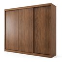 Ver imagem 3 de Guarda Roupa Casal Premium Itália 205,9cm 3 Portas 4 Gavetas Yescasa Marrom/Freijó