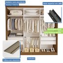 Ver imagem 6 de Guarda Roupa Casal Premium Itália 205,9cm 3 Portas 4 Gavetas Yescasa