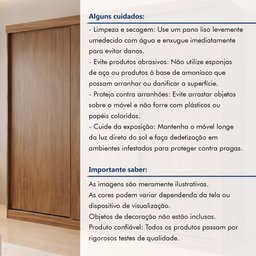 Guarda Roupa Casal Premium Itália 205,9cm 3 Portas 4 Gavetas Yescasa Marrom/Freijó - 15 Guarda Roupa Casal Premium Itália 205,9cm 3 Portas 4 Gavetas Yescasa Marrom/Freijó - 15